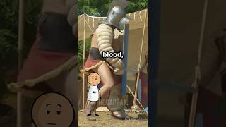 Why Roman Gladiators Drank BLOOD After Battles 🩸🤯 historycountdown facts history romanempire [upl. by Nisior523]