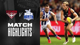 Essendon v North Melbourne Highlights  Round 10 2021  AFL [upl. by Eniluj]