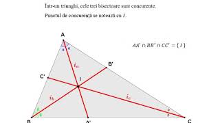 Bisectoarea  Teorema bisectoarei  Linii Importante in triunghi  Matematica  Geometrie  Culegeri [upl. by Anivlis]