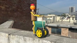 How To Make Mini 🛵 Scooter With Robot  DC Motor Scooter [upl. by Atilrahc]