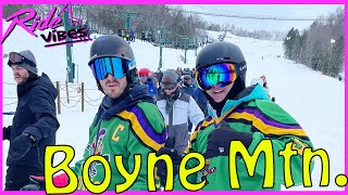 Is Boyne Mountain The Best Ski Resort In Michigan snowboarding skiing boynemountain [upl. by Loomis]