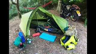 Moto Camping  Clacton Ardleigh Dedham Hadleigh and Rattlesden Cross Country Route Yamaha XSR125 [upl. by Aimil928]