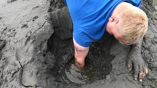 Digging Geoduck in the Puget Sound [upl. by Ettenowtna680]