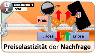 Direkte Preiselastizität der Nachfrage endlich richtig verstehen WO WG Wirtschaftsassistent [upl. by Eineg]