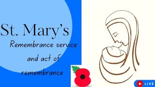 Remembrance Sunday Service and Act Of Remembrance [upl. by Lacim]