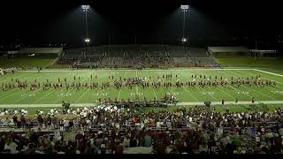 Cinco Ranch High School Band halftime vs Jersey Village 9619 [upl. by Lyreb683]