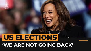 “We are not going back” Harris rallies supporters on eve of election  AJ Shorts [upl. by Otilia186]