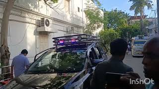 Murasoli Selvam death M K Stalin arriving at Gopalapuram house on 10102024 [upl. by Nolyk]