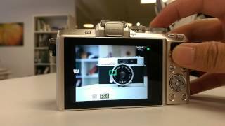 Olympus EPL7 AF Speed Test Center [upl. by Winebaum]