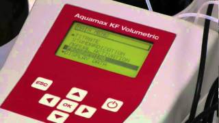 Aquamax KF Volumetric Karl Fischer Titrator [upl. by Adnolaj]