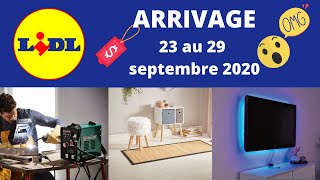 LIDL ARRIVAGE SEMAINE DU 23 SEPTEMBRE 2020 [upl. by Etterual]