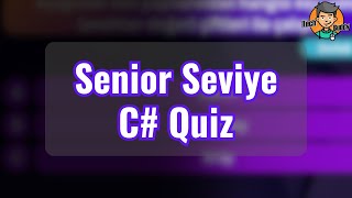 Senior C Quiz  Skorlar Yoruma [upl. by Wappes675]