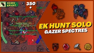 TIBIA EK HUNT SOLO 25 GAZER SPECTRES  PORT HOPE [upl. by Reahard]