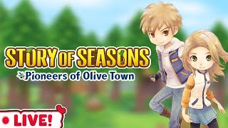 Playing Story of Seasons Pioneers of Olive Town 🌱 [upl. by Ojok818]