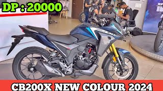 All New Honda CB200X New Colour Detailed Review amp On Road price Down payment amp Emi [upl. by Dazhehs]