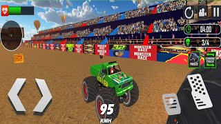 Real Monster Truck Demolition Derby  Extreme Crush Car Racing 3D  Android Gameplay [upl. by Ydnolem725]