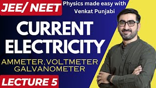 JEE NEET  Physics  Current Electricity  Galvanometer  Lecture 5 [upl. by Ayifa668]