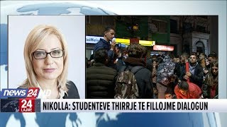 Protesta ministrja Nikolla flet për News24 [upl. by Quickman]