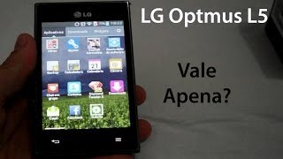 LG Optimus L5  Vale a Pena Review Brasil [upl. by Kenn]