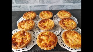 mini quiches au saumon fumé recette facile [upl. by Ibson]