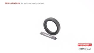 95BAS41581010X HALF SHAFT OIL SEAL 396X583X95X95 FOR FIAT [upl. by Ayihsa]