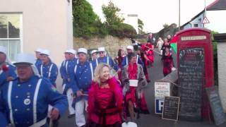 Falmouth Marine Band  Flushing Carnival Cornwall [upl. by Humfrey]