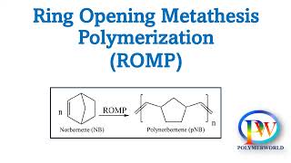 Ring opening metathesis polymerization ROMP [upl. by Whallon411]