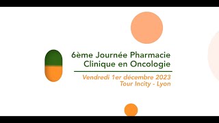 Table ronde lors de la 6ème Journée Pharmacie Clinique en Oncologie [upl. by Anyrb]