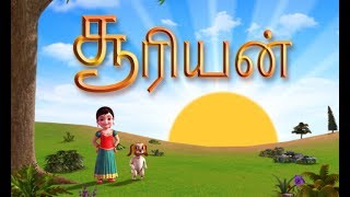 Sooriyan  Tamil Rhymes 3D Animated Learn Directions [upl. by Aniratac]