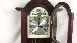 Vintage Waltham Tempus Fugit 31 Day Wall Clock Chimes Working Pendulum Rare Old [upl. by Colwell]