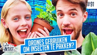 PLANTEN met DRONE beschermen Anna 11 jaar wordt PLANTENKWEKER [upl. by Thacker]