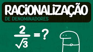 Como Tirar a Raiz do Denominador  Racionalização de Denominadores [upl. by Lello]