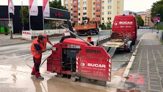 LISSMAC FS42TT FUGENSCHNEIDER  FLOOR CUTTING [upl. by Ezarra]