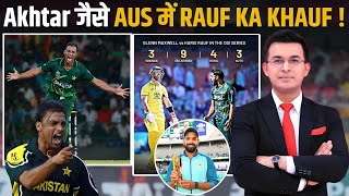 AUS vs PAK Haris Rauf picked 10 wickets amp wins player of the series against Australia [upl. by Orson]