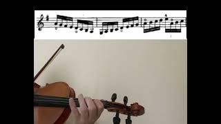 Franz Wohlfahrt Etude 3 from 60 violin studies Op45 [upl. by Debora]