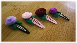 Haarspangen DIY  Hair Clip DIY [upl. by Luo]