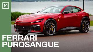 Luxury Meets Performance Driving the Ferrari Purosangue to NYC [upl. by Kyred]