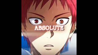 quotI am Absolutequot  Akashi Seijuro  Kuroko No Basket  Edit [upl. by Orsini]