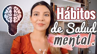 COMO MEJORAR LA SALUD MENTAL HÁBITOS SALUDABLES  Maria Pabla Psicóloga [upl. by Ellimac]