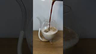 Iced Coffee coffee latteart icedcoffee coffeelover satisfying asmrvideo asthetic colddrink [upl. by Lhary470]