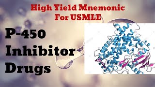 P450 Inhibitors Mnemonic for USMLE Step 1 [upl. by Anir]