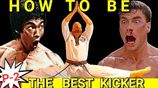 How To Be Best Kicker P2 BRUCE LEE Speed amp JCVD SPLITS  JUMPING KICKS  Michael Jai White EXPOSED [upl. by Atekal878]