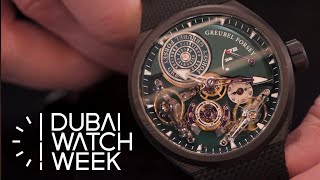 2023 Dubai Watch Week  Greubel Forsey Watches and Greubel Forsey Tourbillon Cardan [upl. by Dempster219]