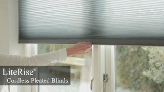 LiteRise® Cordless Pleated Blinds [upl. by Ajet428]