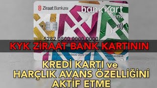 KYK BURS KARTININ KREDİ KARTI ve HARÇLIK AVANS ÖZELLİĞİ NASIL AÇILIR [upl. by Ringler972]