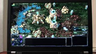 Thinkpad X220 Game test  Starcraft 2 [upl. by Maurene]