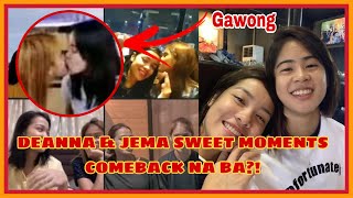 DEANNA WONG amp JEMA GALANZA SWEET MOMENTS😍COME BACK NA🥺DEANNA WONG LATEST UPDATEChika Muna [upl. by Arrehs]