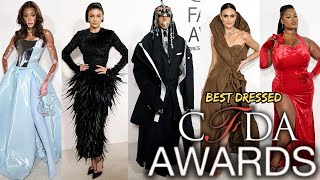 TOP 10 BEST DRESSED AT THE CFDA FASHION AWARDS 2024 [upl. by Naloj]