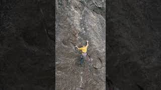 Massive whipper Ethan Pringle rips two pieces of pro on Meltdown 514c climbing whipper tradwhip [upl. by Pelagia]