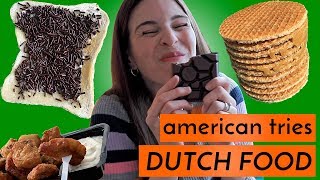 American Tries Dutch Food in the Netherlands [upl. by Martinelli]